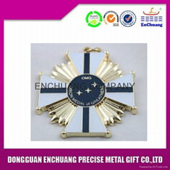 dual layer die casting badge BP-0845