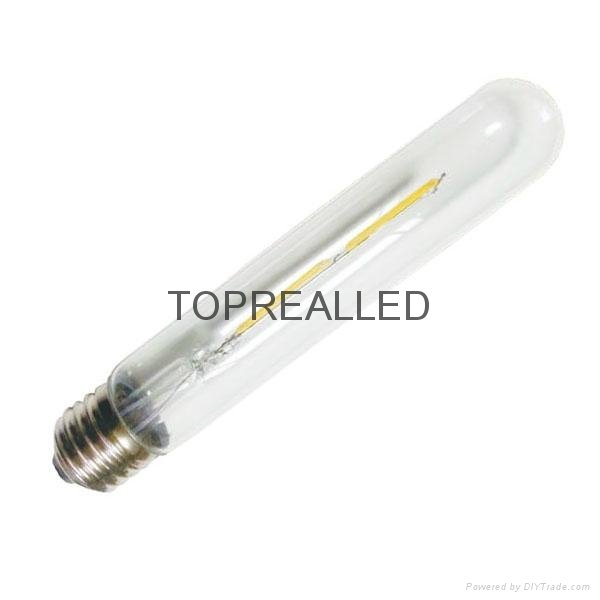 T30 4W Dimmable Tubular Led Filament Bulb with E27/ E26/ B22