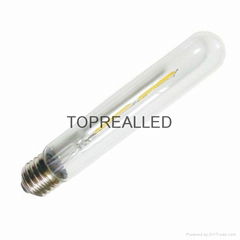 T30 4W Dimmable Tubular Led Filament Bulb with E27/ E26/ B22