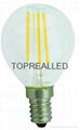 G45 2W/3W/4W Dimmable Cob Led Filament Candle Bulb Light  1