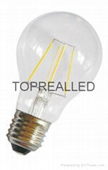 A60 4W Cob Led Filament Bulb Dimmable