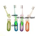 separable  travel airlines toothbrush