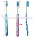 Crystal PP material handle adult toothbrush 2