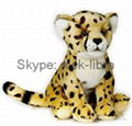 10 Inches Floppy Cheetah(Realistic plush