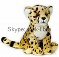 10 Inches Floppy Cheetah(Realistic plush / soft toys, stuffed animal)  