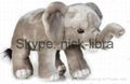 10 Inches Standing Elephant(Realistic