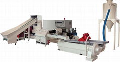 PP PE PET plastic recycling granulating line 50-800kg/h