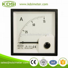 Factory direct sales Safe to operate BE-72 DC75mV 75A panel ampere meter 