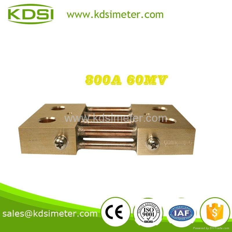 Safe to operate Hot sales BE-60mV 800A dc shunt resistor