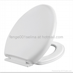 Popular elongated size quiet soft close PP toilet seat-1047