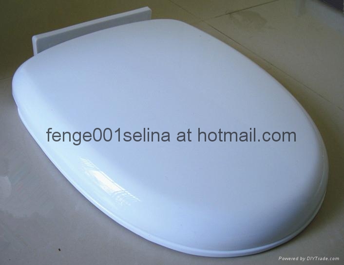 Round shape soft close plastic toilet lid wc toilet seat cover 1037