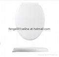 Pure PP material plastic bathroom accessory round double toilet seat-1025