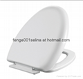 White pp slow drop water closet family toilet seat for wc-1039