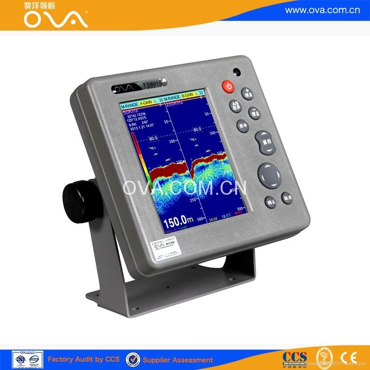 OVA FS601S echo sounder fishfinder with transducer  2