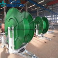 Hose reel irrigation system for farm irrigating