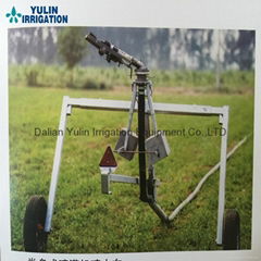 Hose reel irrigation system for farm