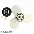 Propeller 683-W4592-02 Kit with Deflector Ring 6E7-45986-00 for 9.9HP 15