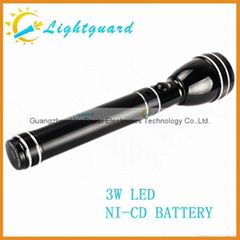 Lightguard LED strong light multifunction flashlight