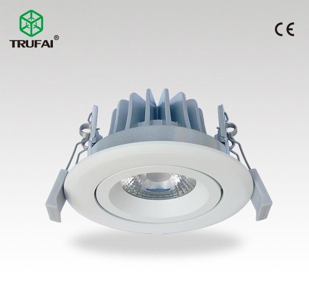 Adjustable LED downlight with SHARP COB 8W ceiling lamp