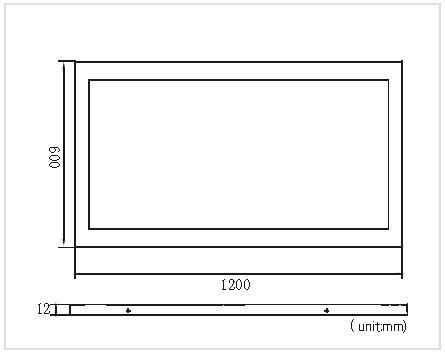 24w-72w square led panel light  2