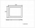 24w-72w LED square panel light with SMD2835 LED chips 2