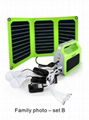 10W portable solar generating system removable lighting kits 3