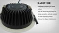 8W LED down light pass CE ROHS with SHARP COB 4