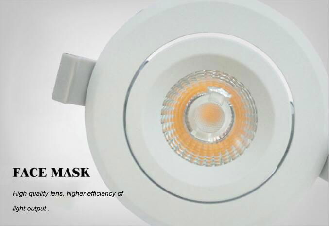 Adjustable LED downlight with SHARP COB 8W ceiling lamp 4