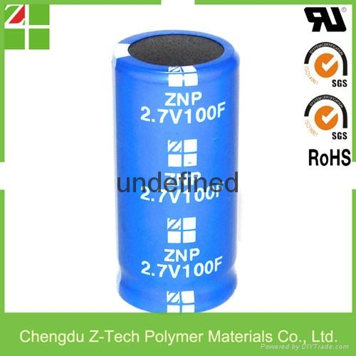 供應廠家直銷超級電容器卷繞型2.7V300F 2