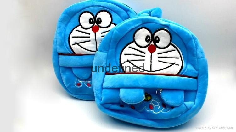 Plush Minions Backpack Hot Toy  Doraemon Mickey Kitty 4