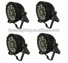 Outdoor Waterproof 9*12W RGBWA+UV 6in1 LED PAR Light LED Light for Stage