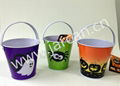 Halloween Metal Tin Kids toy Bucket