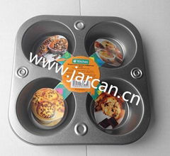 metal tin muffin and cake baking pan