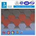 Blue Roofing Shingles - red asphalt shingle tile for wood house 4