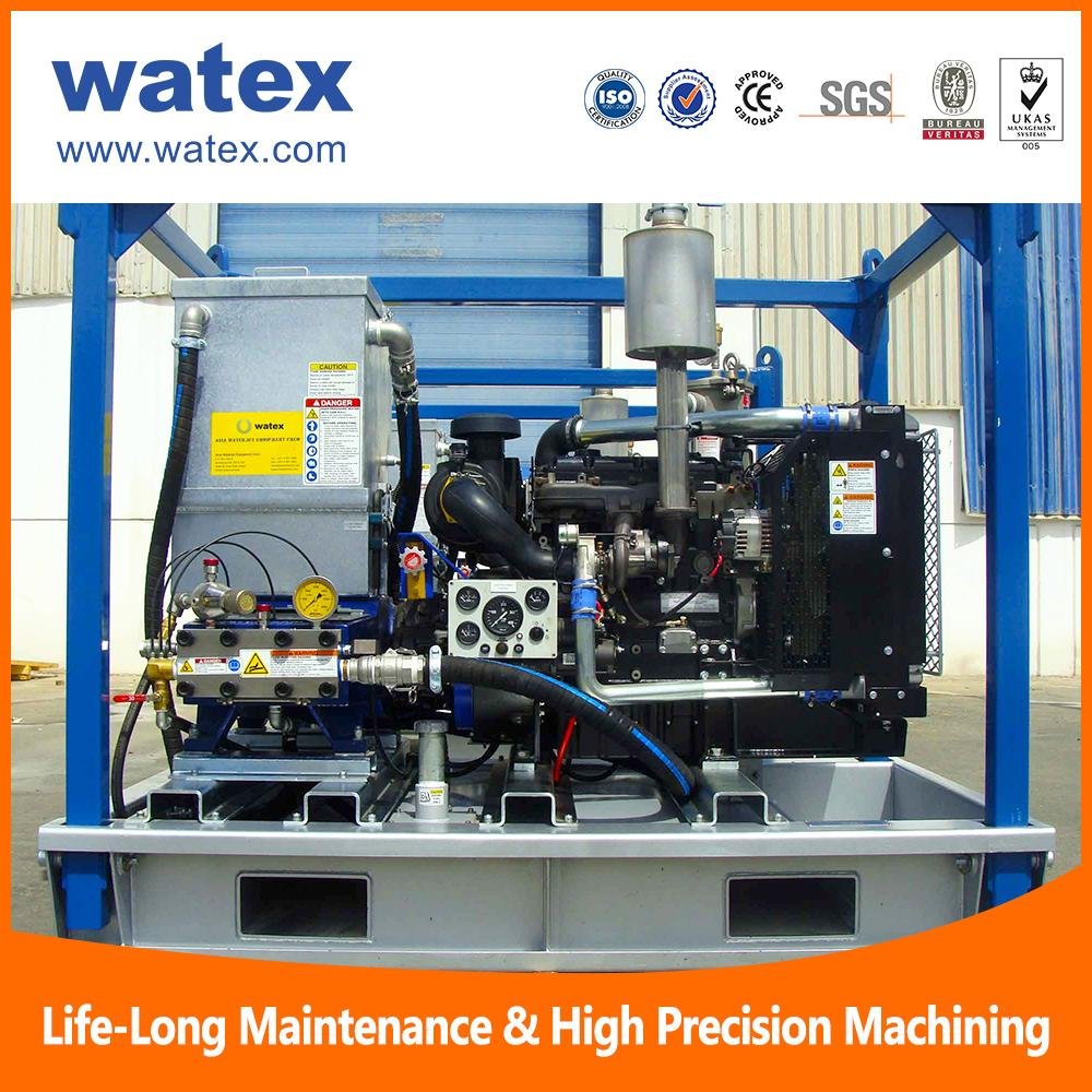 High pressure water jetter 4