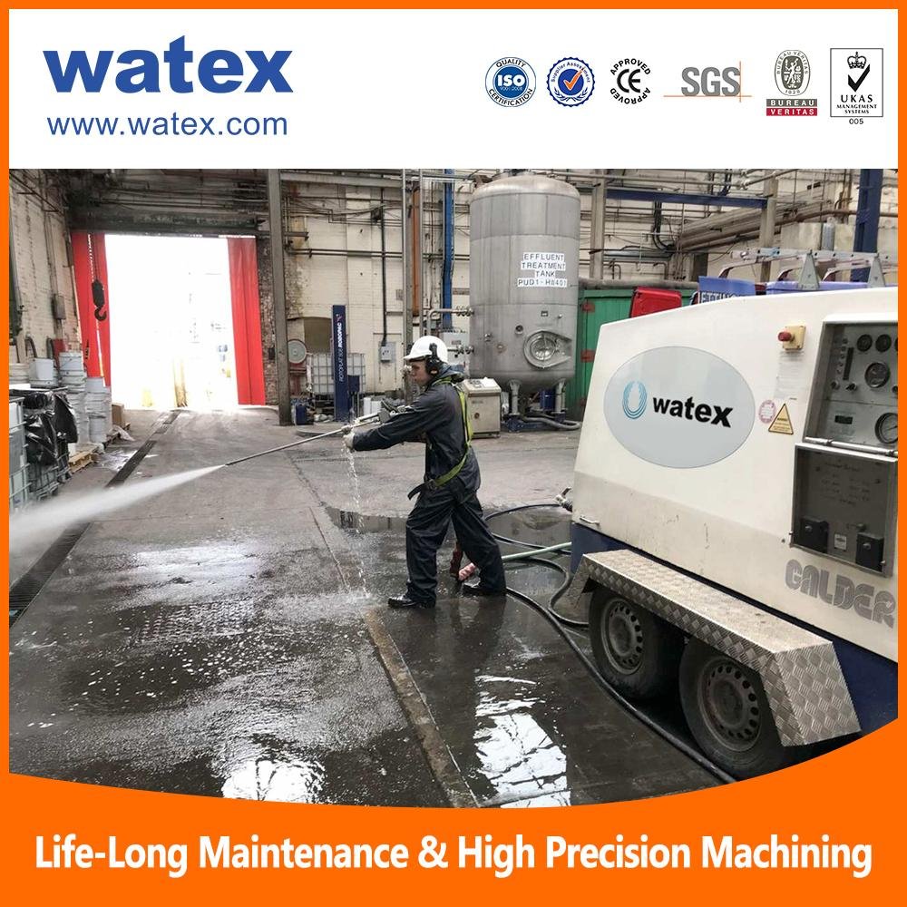 High pressure water jet cleaning system