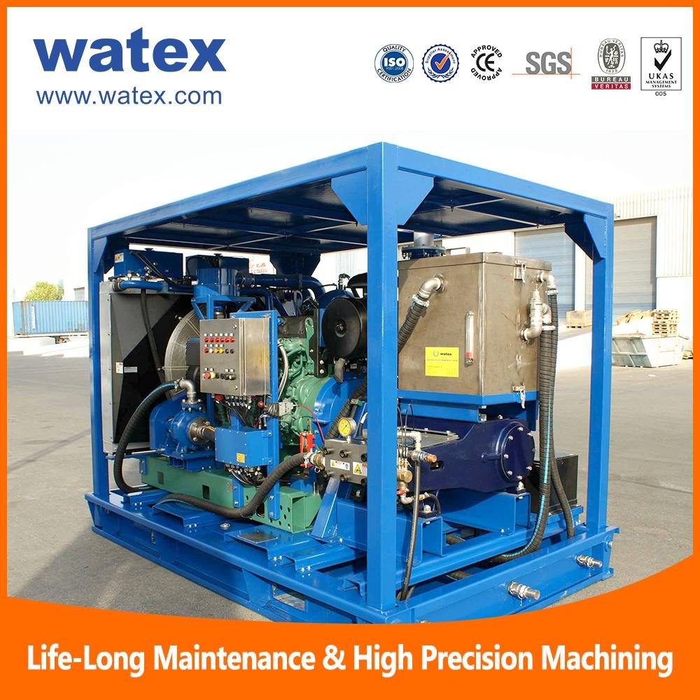 High pressure water jet cleaning system 3