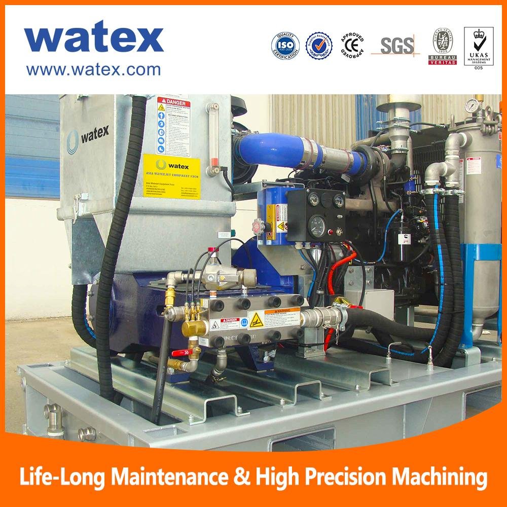 High pressure water jet cleaning system 4