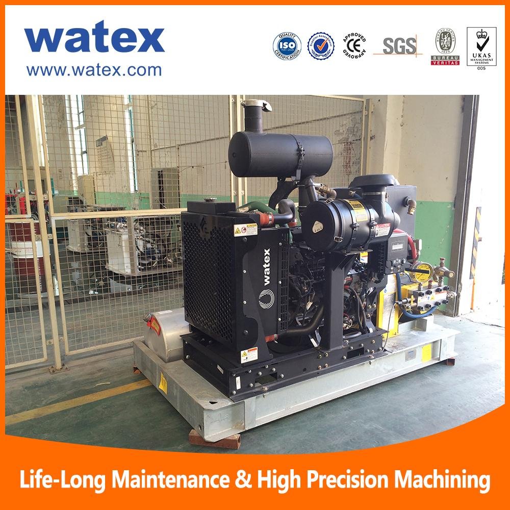 High pressure water blasting machine