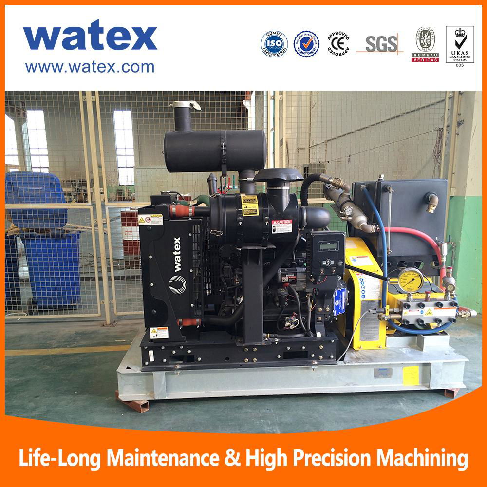 High pressure water jet sewer cleaning machine 5