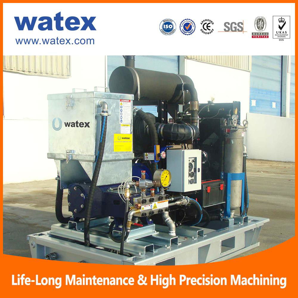 High pressure water jet machine 5