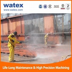 water jet cleaning