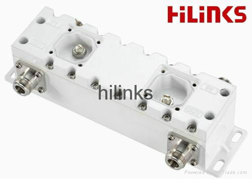 800-2700MHz 500W Cavity RF 3dB Hybrid Indoor/outdoor 3dB Hybrid Coupler