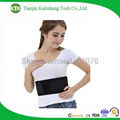 Elastic heated magnetic waist band