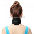 Tourmaline heated magnetic neck support 1