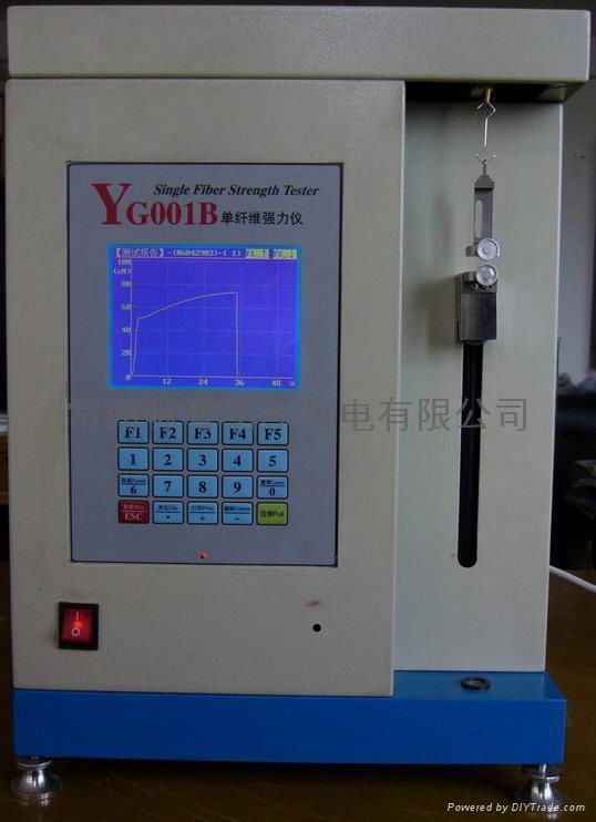 YG001B/D型微電腦單纖維強力機