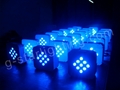 9 LEDS wireless battery par