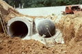 pneumatic tubular form used for making concrete culvert 1