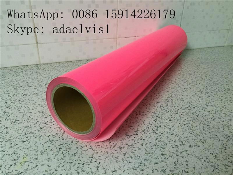 JY 0.5*25m Color cutting Vinyl pur heat transfer vinyl for t-shirt 2