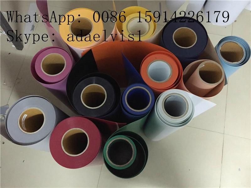 JY Heat Transfer Textile Vinyl Pvc Flock Vinyl Sticker Paper Roll 2